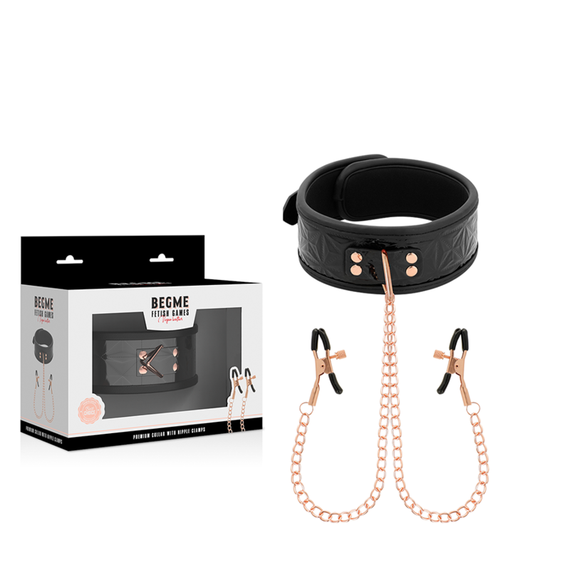 BEGME Collar with Nipple Clamps