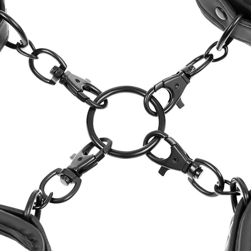 FETISH SUBMISSIVE SET Wrist Cuffs and Ankle Cuffs