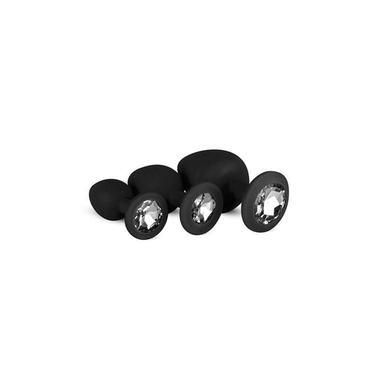 EASYTOYS SET 3 Plug Diamond Silicon