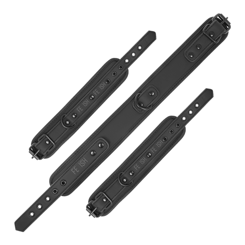 FETISH SUBMISSIVE Collar with Handcuffs