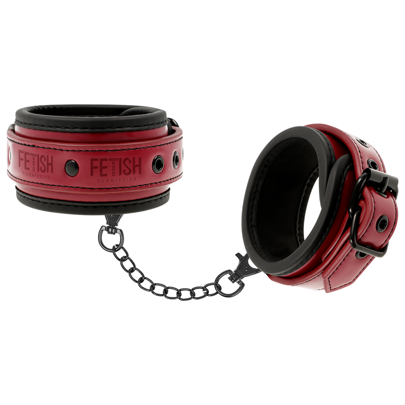 FETISH SUBMISSIVE DARK ROOM Handcuffs Ankles 