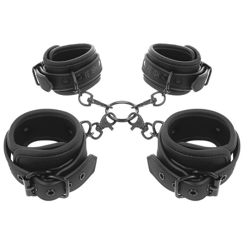 FETISH SUBMISSIVE SET Esposas Muñecas y Tobillos