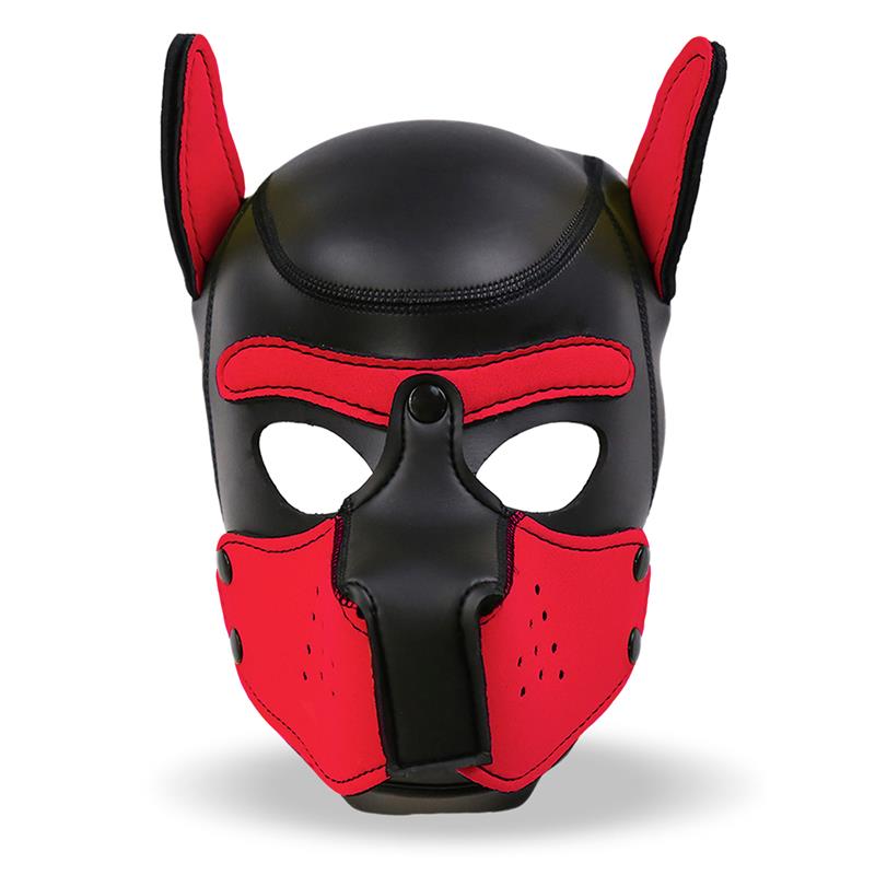INTOYOU BDSM LINE Dog Mask Red/White